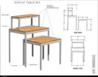 Sell Display Table Set