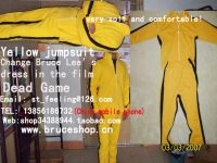 bruce lee yellow jumpsuit /kill bill custom-made !!