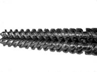 Sell twin conical screw, screw barrel, bimetallic screw