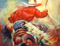 Modren cowboy  oil painting by ToPainting Gallery