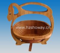 Sell Bamboo fruit basket(Goat design)/bamboo basket