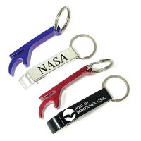 Sell bottle opener with key ring