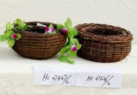 Sell  wicker flower baskets (flower pot)