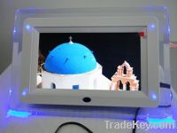 7 inch Digital Photo Frame with Blue LED lighting