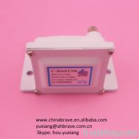 C Band single polarity lnb Designed for dual user DTH installation