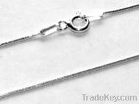 Sell sterling 925 silver 1.5mm round snake chains