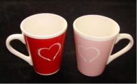 Sell 9OZ V Shape mug porcelain stoneware mug cup