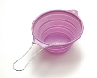 Sell Silicone Colander With Steel Handle