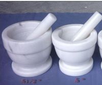 Sell marble mortar, stone mortar, mortar and pestle,