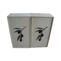 Sell wooden wine box with logo