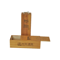 Sell wooden wine box with slide lid