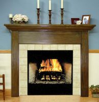 mantel in wood