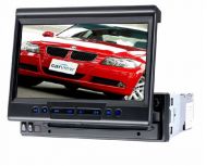 7 inch Motorized LCD Indash Car DVD / DIVX Player with TV Tuner