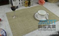 Plastic woven placemat for table