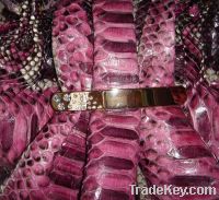 Sell python skin leather