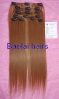 Sell    clip in hair extension---shirley