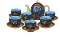 Sell color porcelain tea set