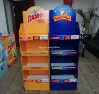 PDQ, cardboar display stand , carton display, display rack, paper display stand, Paper Material Corrugated Floor Display for Baby Products/diaper, POP Up Display