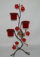 Sell metal candle holder w/treee HWM-1006