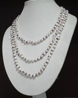 Sell   semi-precious stone pearl  necklace 9