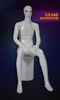 Sell Sitting Male Mannequin