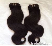 Sell  soft indian remy hair weave, bodywave tangle free