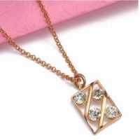 Sell fashion square shaped necklace