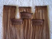 100% human remy clips in hair extensions