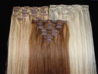 clip in hair -- 100% remy human hair