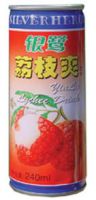 Sell Lychee Juice Drink with 240ml Tin Can