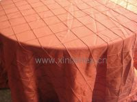 taffeta pintuck table cloth