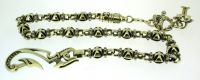 Wholesale ! MALTESE CROSS BIKER STERLING SILVER WALLETCHAIN