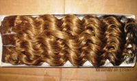 wholesale colored chinese machine weft hair