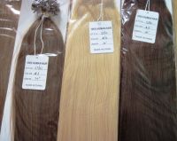 sell 20"chinese hair weft and U tip hair extension