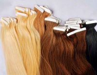 sell 100% remy hair, tape hair extensions