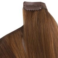 colored clip on human hair extension made in china