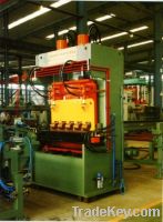 Steel grating welding line