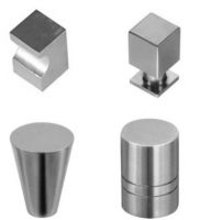 stainless steel knobs, pull, pomo, furniture hardware