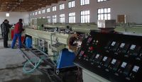 Series plastic pipes production line