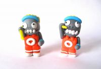 Sell & Customize  Polymer Clay Crafts-Zombie Dolls