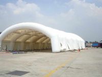 Inflatable tent for exhibition