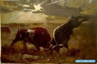 Sell Oil painting-Animal(AC-DW105)