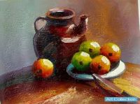 Sell Genuine oil painting-Still life(AC-JW45)