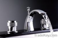 Sell waterfall faucet widespread lavtory sink faucet  basin faucet