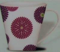 Sell PORCELAIN MUG WITH FLOWER DECAL