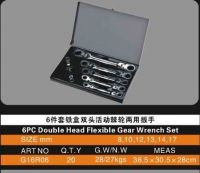Double head flexible gear wrench set(JTY-0601)