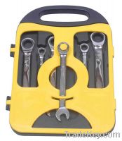 selling Tool Kit-6pc Metric Combination Gear Ratchet Wrench Spanner Se