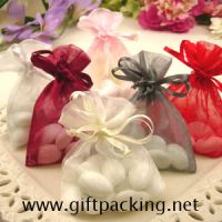 sale wedding organza red  gift bags