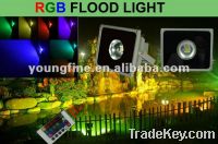 auto color changing led flood light RGB outdoor led reflector