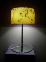 table glass lamp